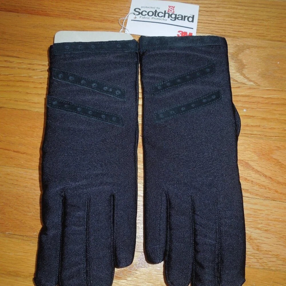 Vintage BLACK Totes Ladies Driving Gloves